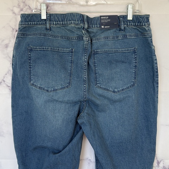 J.JILL Straight Leg Jeans Tried & Blue Wash Size 16 - Picture 5 of 12